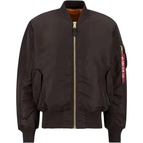 Bomber Jackets, male, , Size: XS Military Ma-1 Flight Jacket - alpha industries - Modalova