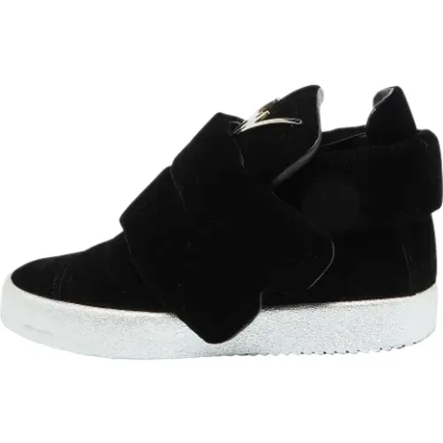 Pre-owned Sneakers, male, , Size: 10 US Pre-owned Velvet sneakers - Giuseppe Zanotti Pre-owned - Modalova