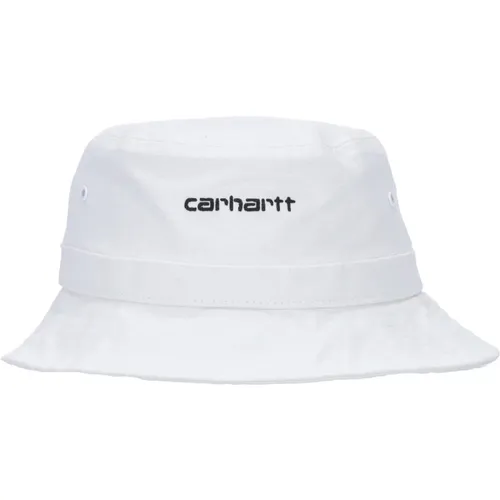 Hats, unisex, , Size: S/M Script Bucket Hat /Black - Carhartt WIP - Modalova