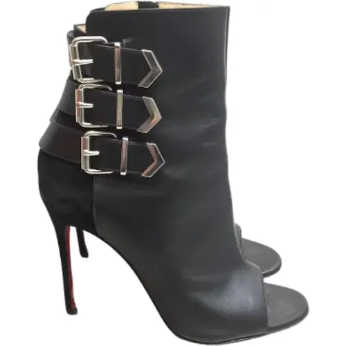 Pre-owned Leather boots , female, Sizes: 5 UK - Christian Louboutin Pre-owned - Modalova