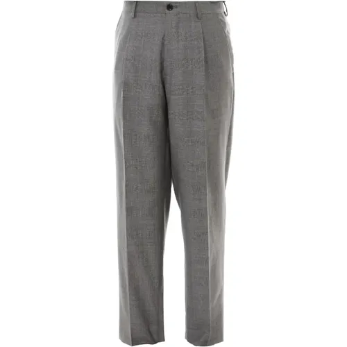 Men`s Clothing Trousers Grey Ss20 , male, Sizes: L - ETRO - Modalova