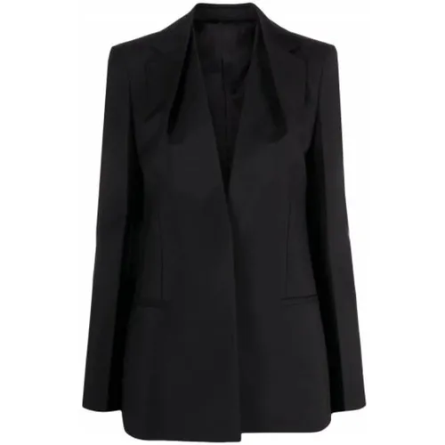 Blazers, female, , Size: S Sophisticated Single-breasted Blazer - Givenchy - Modalova