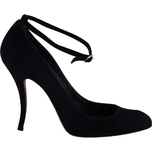 Pre-owned Pumps, female, , Size: 8 1/2 US Pre-owned Suede heels - Manolo Blahnik Pre-owned - Modalova