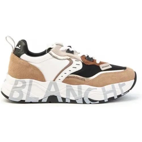 City-Style Sneakers mit Glamour-Touch , Damen, Größe: 40 EU - Voile blanche - Modalova