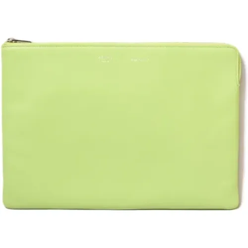 Pre-owned Clutches, female, , Size: ONE SIZE Pre-owned Leather clutches - Celine Vintage - Modalova