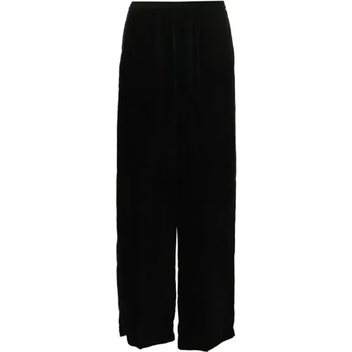 Wide Leg Velvet Pants , female, Sizes: XS - Forte Forte - Modalova