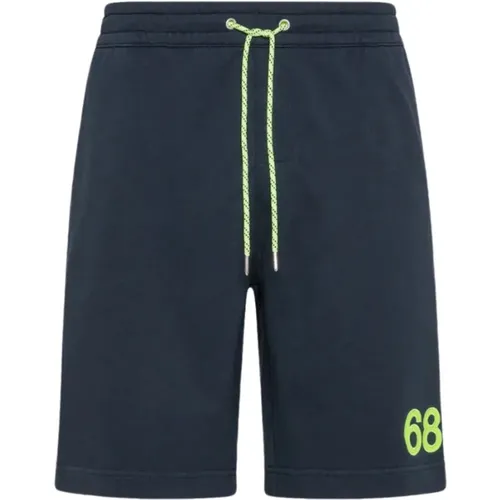 F34142 Fabric Shorts , male, Sizes: S, L, XL, M - Sun68 - Modalova