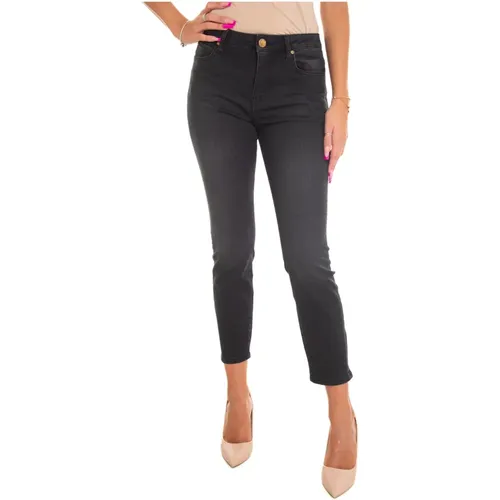 High Waisted Stretchy Skinny Jeans , female, Sizes: W28, W29 - pinko - Modalova