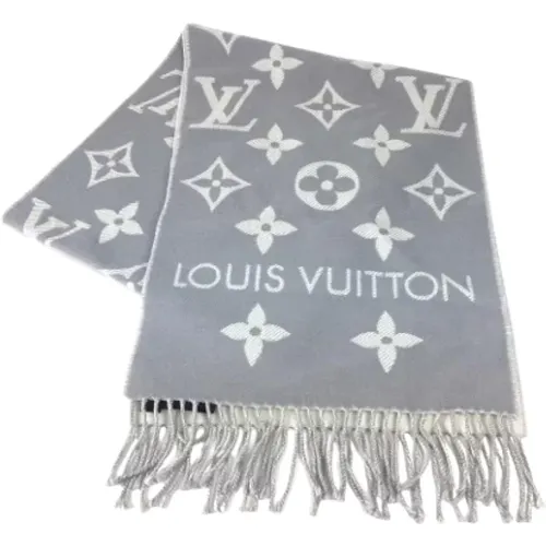 Pre-owned Scarves, male, , Size: ONE SIZE Pre-owned Wool scarves - Louis Vuitton Vintage - Modalova