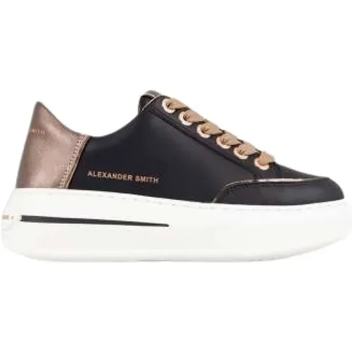 Lancaster Gate Leather Sneakers , female, Sizes: 4 UK, 6 UK, 3 UK, 5 UK, 7 UK - Alexander Smith - Modalova