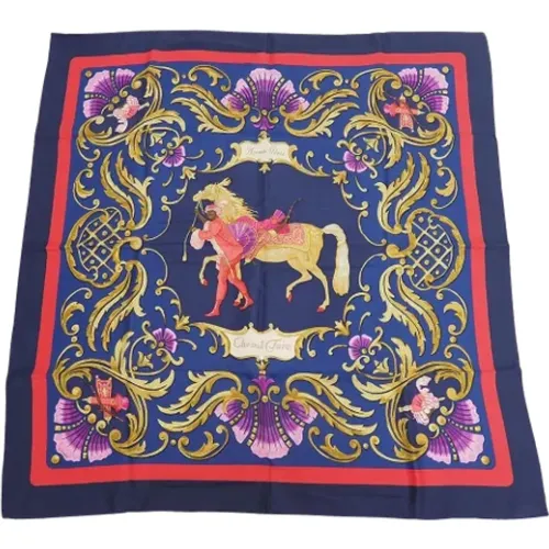 Pre-owned Scarves, female, , Size: ONE SIZE Pre-owned Silk scarves - Hermès Vintage - Modalova