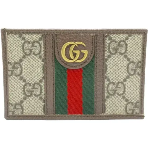 Pre-owned Wallets, female, , Size: ONE SIZE Pre-owned Canvas wallets - Gucci Vintage - Modalova