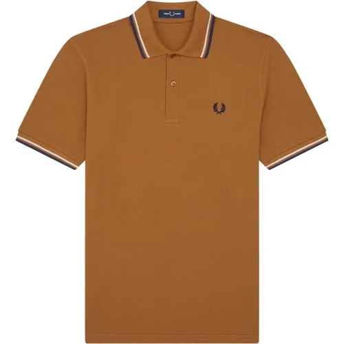 Polo Shirts, male, , Size: XS Classic Laurel Crown Polo Shirt - Fred Perry - Modalova