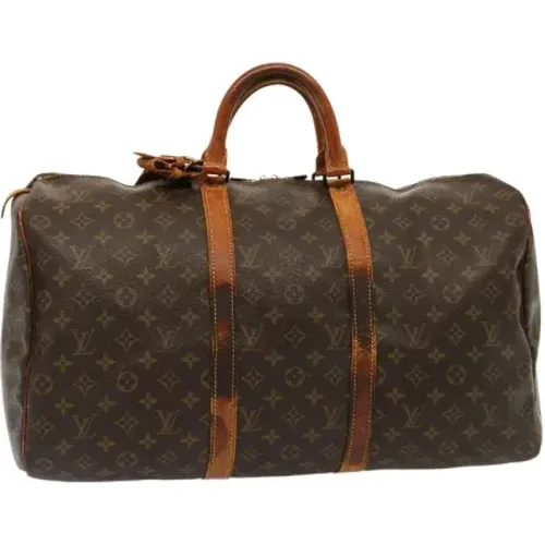 Pre-owned Weekend Bags, female, , Size: ONE SIZE Pre-owned Canvas louis-vuitton-bags - Louis Vuitton Vintage - Modalova