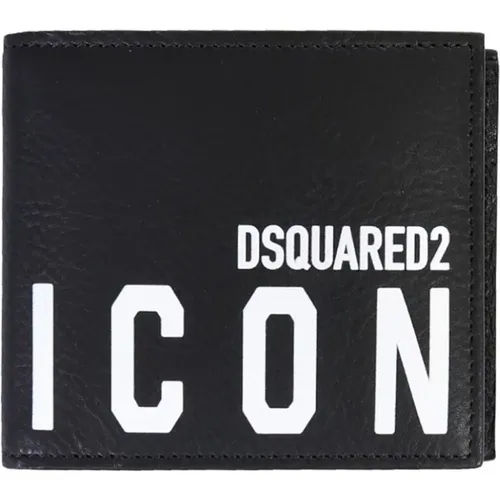 Wallets & Cardholders, male, , Size: ONE SIZE Be Icon Wallet - Dsquared2 - Modalova