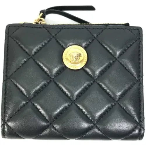 Pre-owned Leather wallets , female, Sizes: ONE SIZE - Versace Pre-owned - Modalova