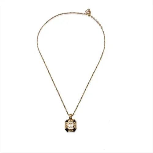 Pre-owned Jewellery, female, , Size: ONE SIZE Pre-owned Metal necklaces - Dior Vintage - Modalova