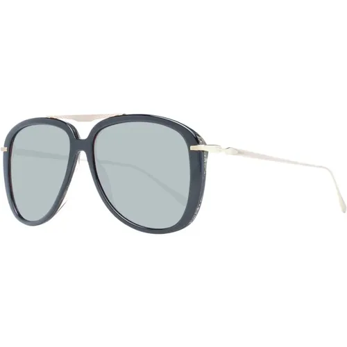 Sunglasses, male, , Size: ONE SIZE Aviator Sunglasses with Grey Lenses - Scotch & Soda - Modalova