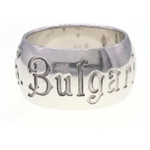 Pre-owned Silver rings , female, Sizes: ONE SIZE - Bvlgari Vintage - Modalova