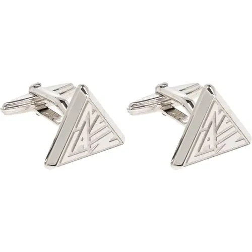 Cufflinks & Tie Clips, male, , Size: ONE SIZE Triangular Cufflinks - Lanvin - Modalova