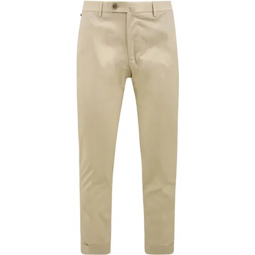 White Trousers E25S01-T Barry Model , male, Sizes: L, M, S, XL, 2XL - Gaudi - Modalova