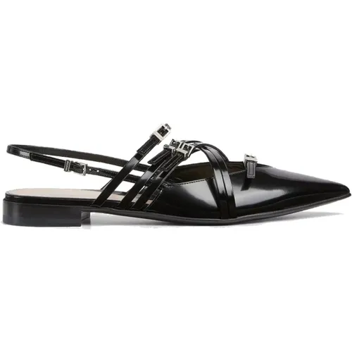 Ballerinas, female, , Size: 7 US Strappy Ballerina Flats - Gucci - Modalova