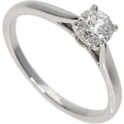 Pre-owned Jewellery, female, , Size: ONE SIZE Pre-owned Platinum rings - Cartier Vintage - Modalova