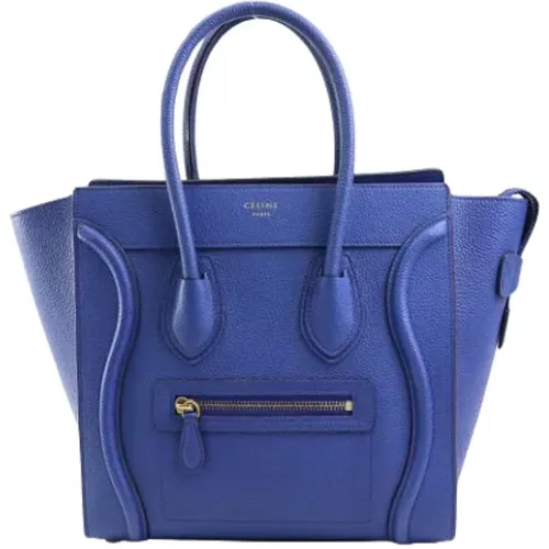 Pre-owned Tote Bags, female, , Size: ONE SIZE Pre-owned Leather celine-bags - Celine Vintage - Modalova