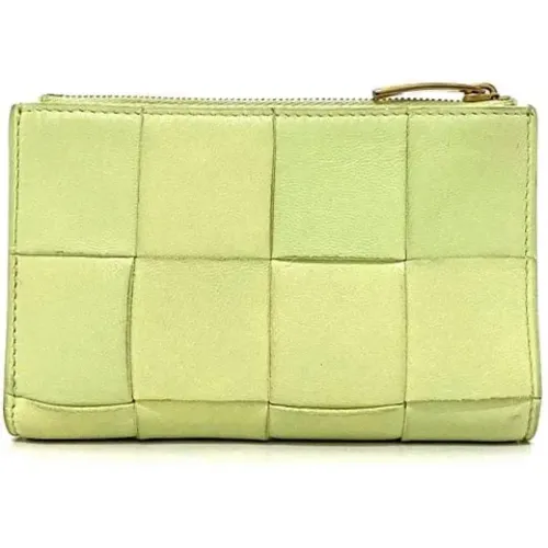 Pre-owned Leather wallets , female, Sizes: ONE SIZE - Bottega Veneta Vintage - Modalova