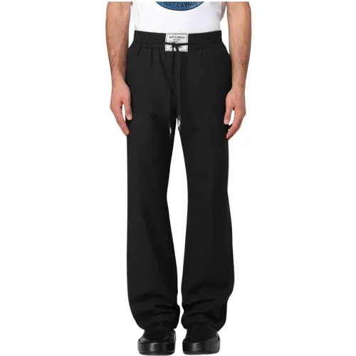 Wide Trousers, male, , Size: M Stylish Drawstring Pants - Just Cavalli - Modalova