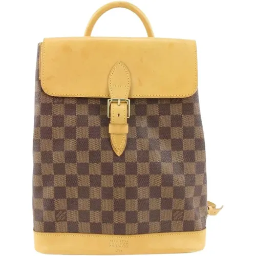 Pre-owned Backpacks, female, , Size: ONE SIZE Canvas Pre-owned Bags, France Made, Length: 12 - Louis Vuitton Vintage - Modalova