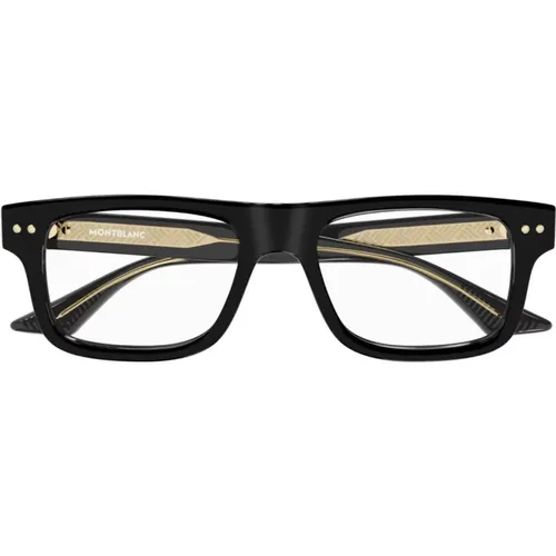 Snowcap Large Eyeglass Frames , male, Sizes: 55 MM - Montblanc - Modalova