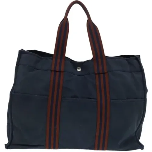 Pre-owned Tote Bags, female, , Size: ONE SIZE Pre-owned Canvas totes - Hermès Vintage - Modalova