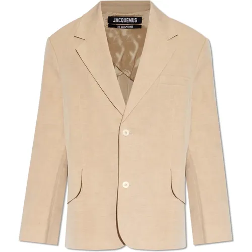 Titolo single-breasted blazer , male, Sizes: L - Jacquemus - Modalova