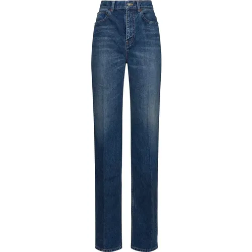 Clyde Blaue Denim Jeans - Saint Laurent - Modalova