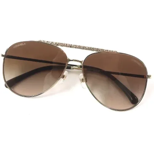 Pre-owned Accessories, male, , Size: ONE SIZE Pre-owned Plastic sunglasses - Chanel Vintage - Modalova