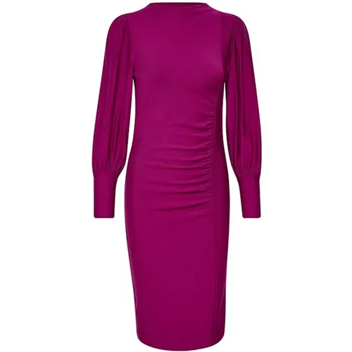 Elegant Draped Sleeve Dress , female, Sizes: M, XL, XS, L, S - Gestuz - Modalova