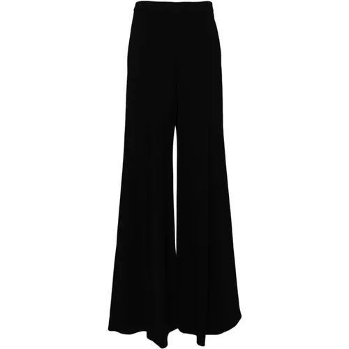 Schwarze Crepe Hose - Giambattista Valli - Modalova