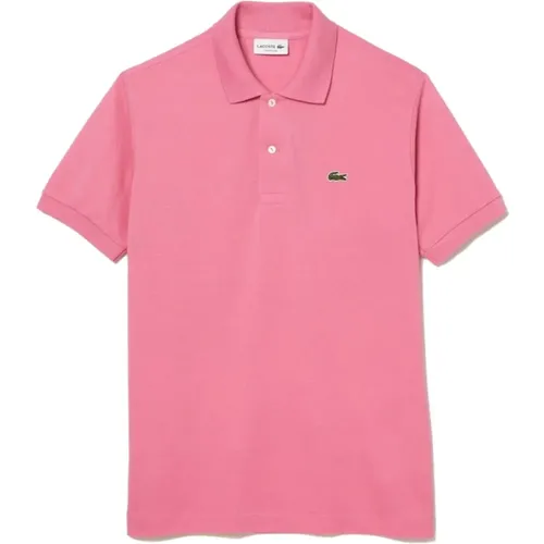 Polo Shirts, male, , Size: M Classic Logo Polo Shirt Rose - Lacoste - Modalova