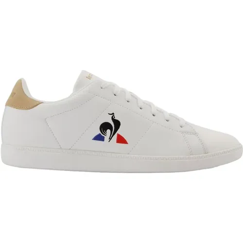 Weiße lässige Ledersneakers für Herren - Le Coq Sportif - Modalova