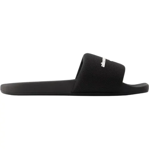 Sliders, female, , Size: 6 US Nylon Pool Slides - alexander wang - Modalova