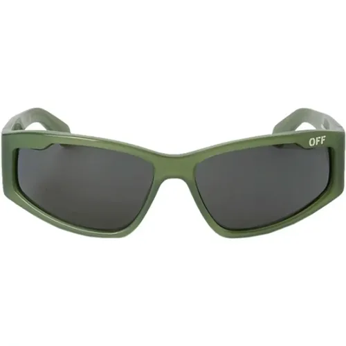Luxus-Sonnenbrille für gehobenen Stil , unisex, Größe: 64 MM - Off White - Modalova