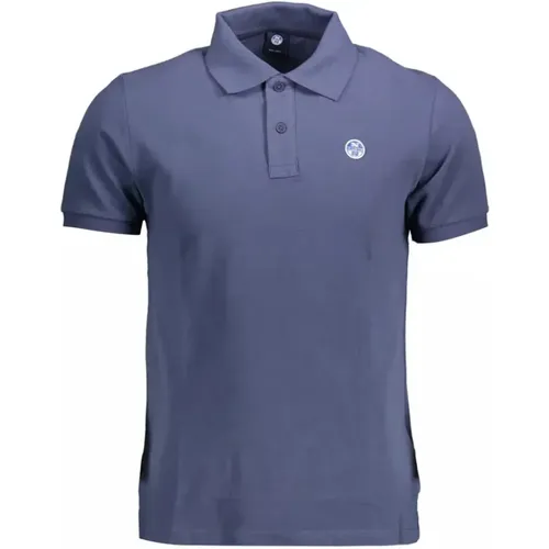 Cotton Polo Shirt with Logo , male, Sizes: XL - North Sails - Modalova