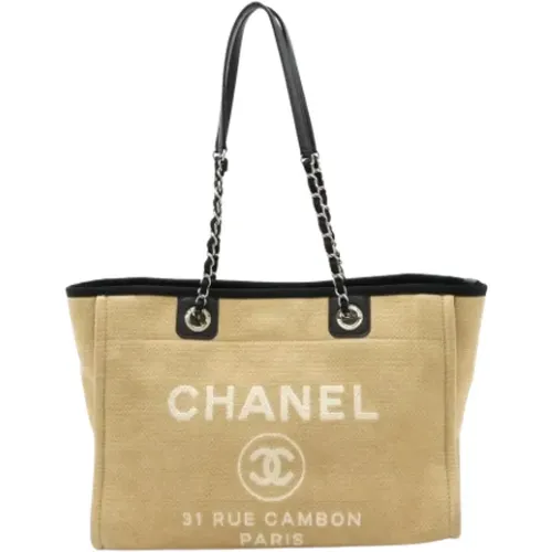 Pre-owned Tote Bags, female, , Size: ONE SIZE Pre-owned Leather chanel-bags - Chanel Vintage - Modalova