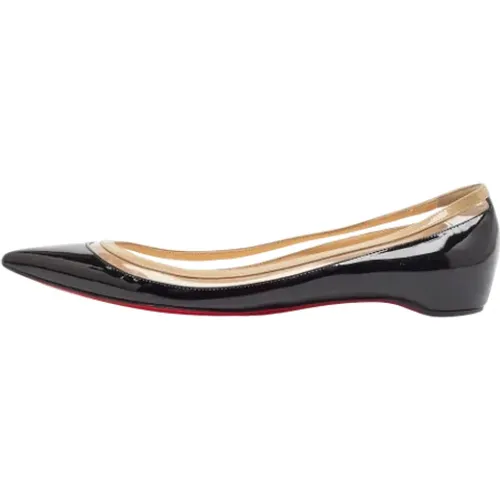 Pre-owned Leather flats , female, Sizes: 6 1/2 UK - Christian Louboutin Pre-owned - Modalova