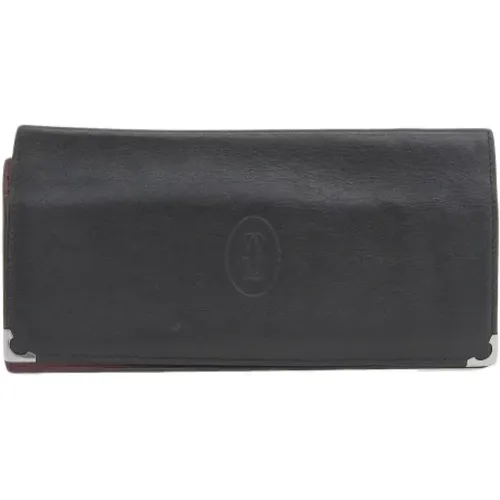 Pre-owned Wallets, female, , Size: ONE SIZE Pre-owned Leather wallets - Cartier Vintage - Modalova