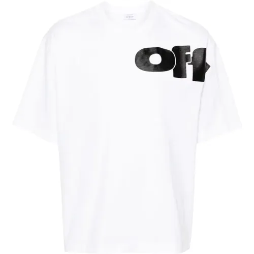 Off , Stilvolle T-Shirts und Polos , Herren, Größe: XS - Off White - Modalova