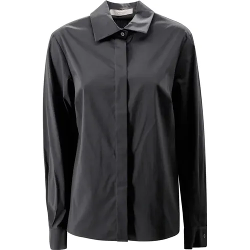 Poplin Shirt with Long Sleeves , female, Sizes: M, XS, S - D.Exterior - Modalova