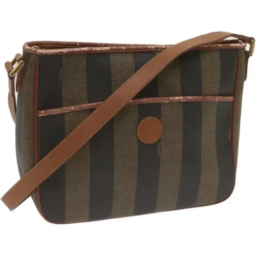 Pre-owned Cross Body Bags, female, , Size: ONE SIZE Pre-owned Canvas fendi-bags - Fendi Vintage - Modalova