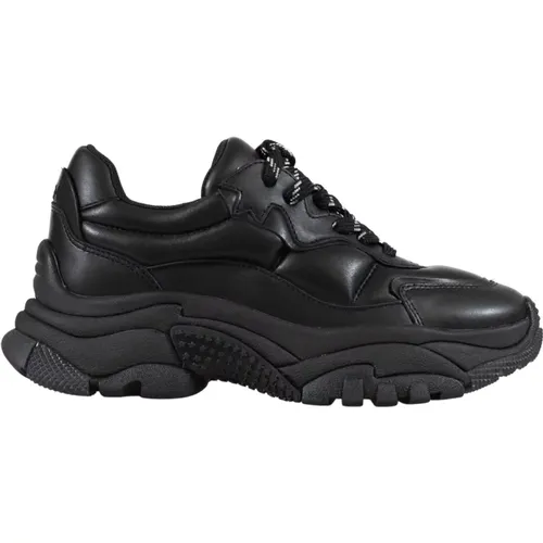 Monochromatic Sneakers with Quilted Leather , female, Sizes: 8 UK, 4 UK, 5 UK, 3 UK - Ash - Modalova